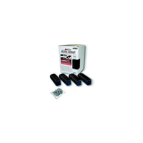Caliber BunkWrap Kit - Black 24' x 2" x 6" Roll + 4 Caps + HRDW Roll + 4 Endcaps Stainless Steel Hardware [23056-BK] - official Caliber product image 2