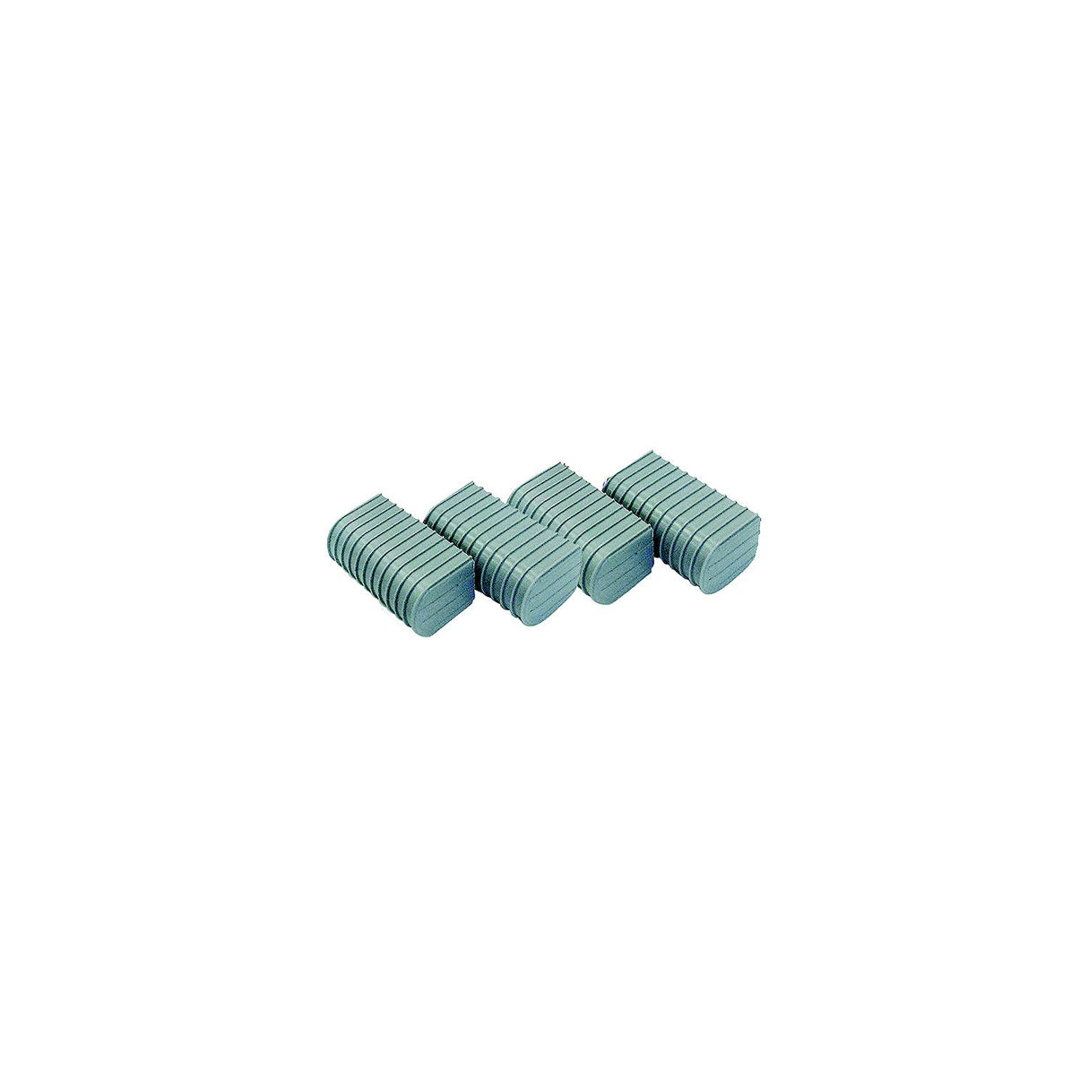 Caliber 23072 Bunk Wrap 2" x 4" End Cap Only, Gray, 24/pk - 23072