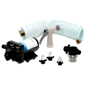 Shurflo by Pentair BLASTER&trade;II Washdown Kit - 12VDC, 3.5GPM w/25' Hose, Nozzle, Strainer &amp; Fittings - 4338-121-E07