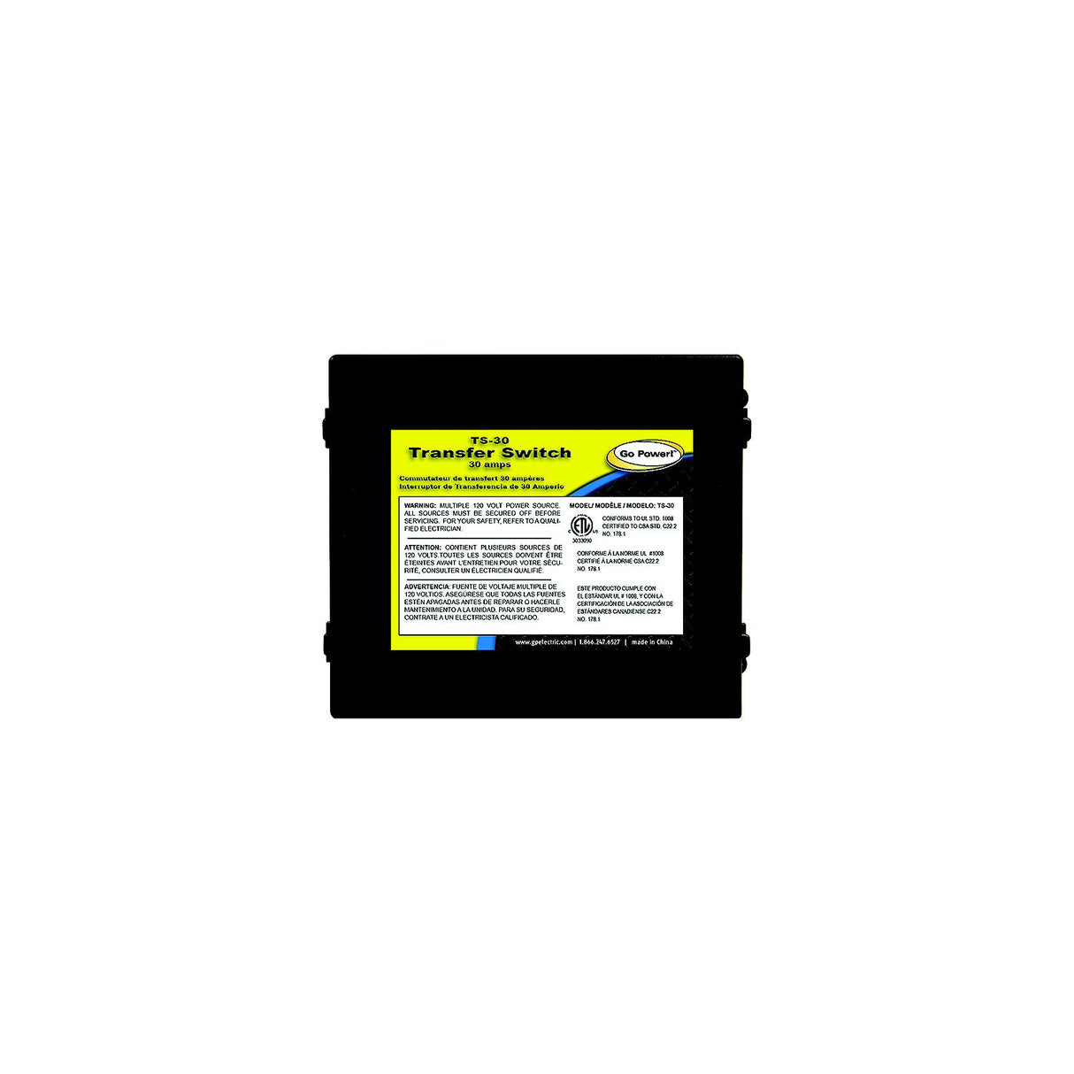 Go Power! 64403 30A Transfer Switch - image 1