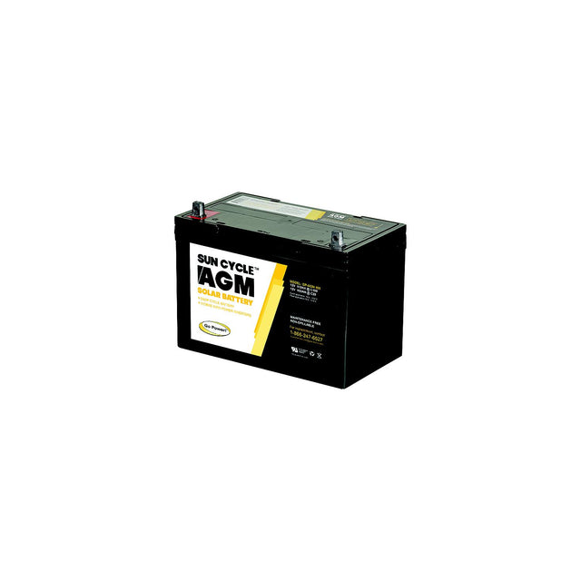 Go Power! 76285 Sun Cycle AGM Solar Battery, 12V - image 1