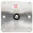 Swivl-Eze Lock’N-Pin 3/4” Pin Base - All Stainless Steel (7" x 7", Non-Threaded, Acetal Bushing) - 67739-SS - image 1