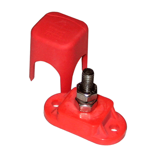 BEP Marine BEP Pro Installer Single Insulated Distribution Stud - 1/4" - Positive - IS-6MM-1R/DSP