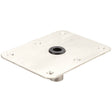 Swivl-Eze Lock’N-Pin 3/4” Pin Base - Stainless Steel Finish (6" x 8", Non-Threaded, Acetal Bushing) - 66839 - image 1