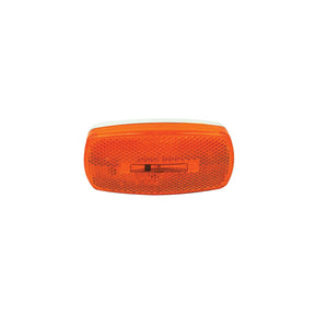 FulTyme RV Marker/Clearance Light With Reflex, Yellow Lens, White Base - SC590-1102 - image 1