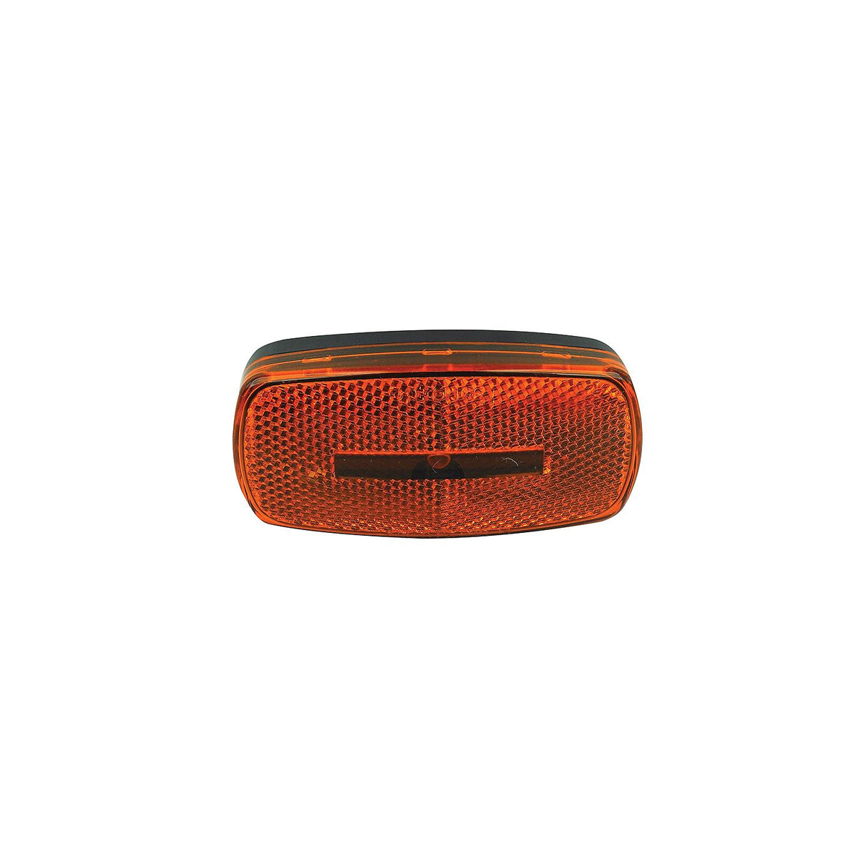 FulTyme RV Marker/Clearance Light With Reflex, Yellow Lens, Black Base - SC590-1103 - image 1