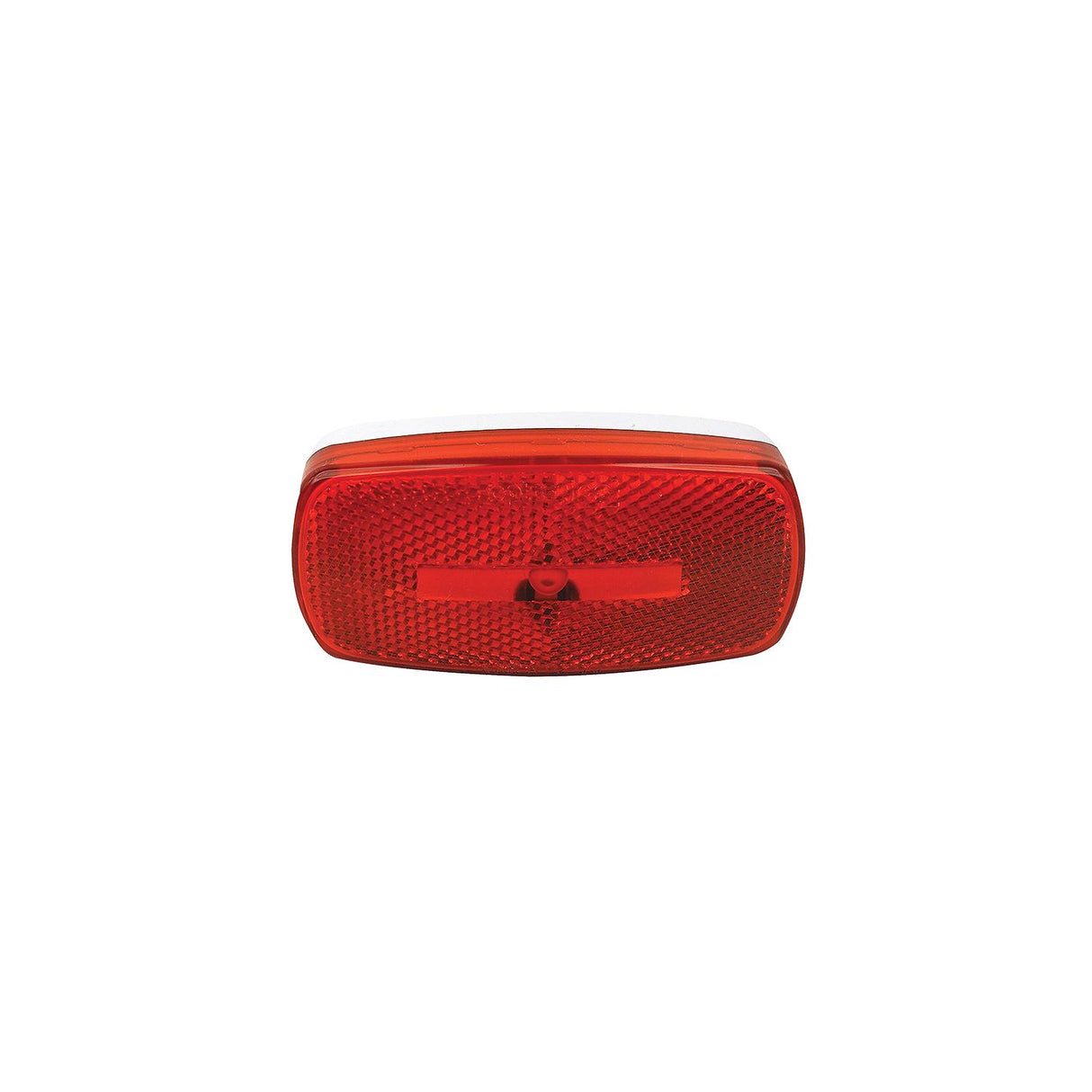 FulTyme RV Marker/Clearance Light With Reflex, Red Lens, White Base - SC590-1104 - image 1