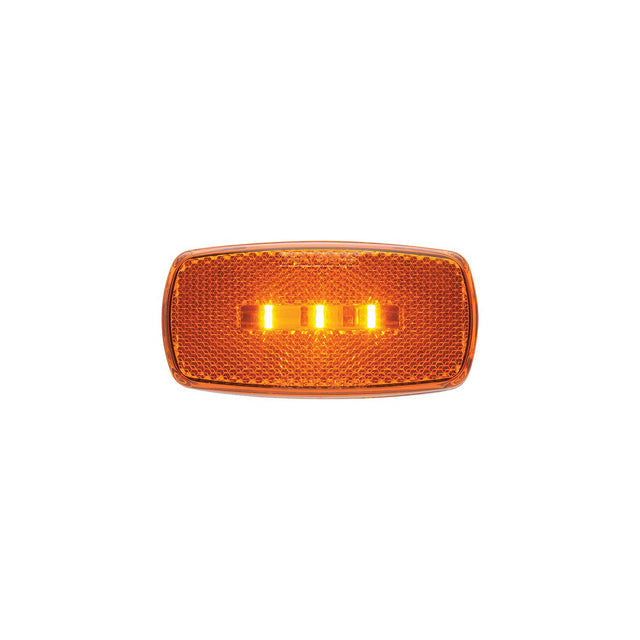 FulTyme RV 1186 LED Surface-Mount Marker/Clearance Light With Reflex, Amber - SC590-1186 - image 1