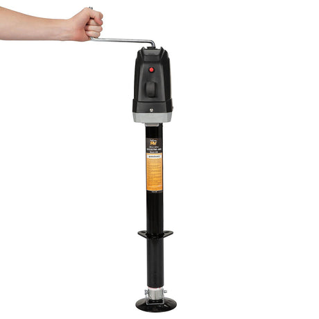 FulTyme RV 2100 Electric Trailer Jack, 3,500 Lb. Load Capacity, 12V Operation w/ Manual Override - 2100 - official FulTyme RV product image 4