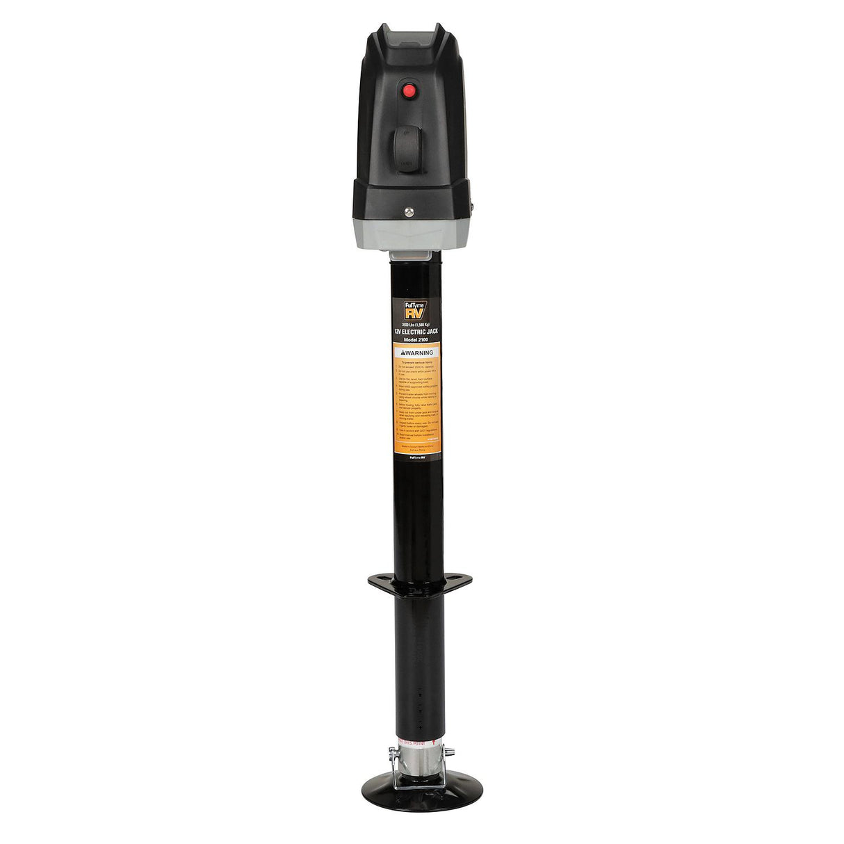 FulTyme RV 2100 Electric Trailer Jack, 3,500 Lb. Load Capacity, 12V Operation w/ Manual Override - 2100 - official FulTyme RV product image 7