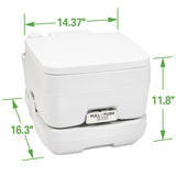 FulTyme RV 6002 Portable Toilet, White, 2.6-Gal. (10 l) - 6002 - official FulTyme RV product image 16