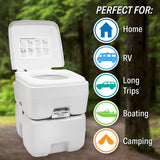 FulTyme RV 6003 Portable Toilet, White, 5.3-Gal. (20 l) - DEF1020S - official FulTyme RV product image 16