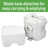 FulTyme RV 6003 Portable Toilet, White, 5.3-Gal. (20 l) - DEF1020S - official FulTyme RV product image 14