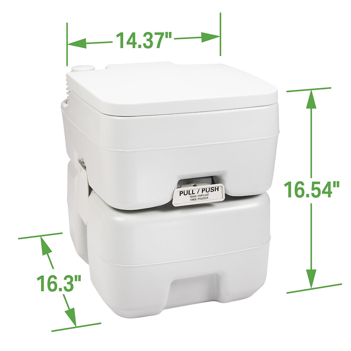 FulTyme RV 6003 Portable Toilet, White, 5.3-Gal. (20 l) - DEF1020S - official FulTyme RV product image 20