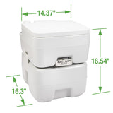FulTyme RV 6003 Portable Toilet, White, 5.3-Gal. (20 l) - DEF1020S - official FulTyme RV product image 20
