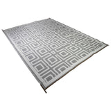 FulTyme RV 6067 Outdoor Patio Mat, Grey/Light Tan, 6' x 9' - 6 X 9 TOUPE/LIGHT GREY - official FulTyme RV product image 9