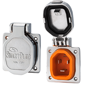 SmartPlug 30 AMP Male Inlet Cover - Stainless Steel - BM30NT