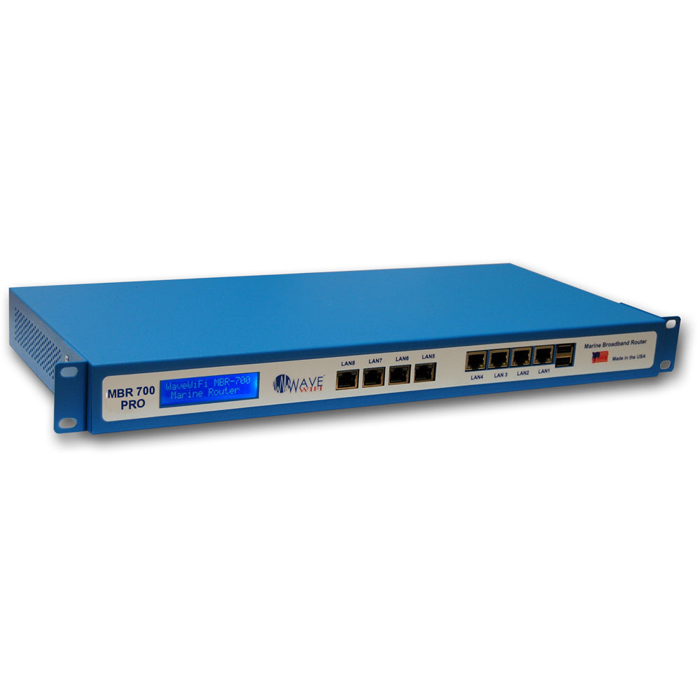 Enrutador de banda ancha marino Wave WiFi - 8 fuentes [MBR-700 PRO]