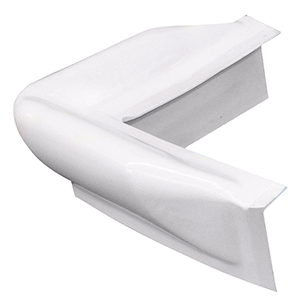 Dock Edge Dock Bumper Corner Dockguard - White - DE73103F