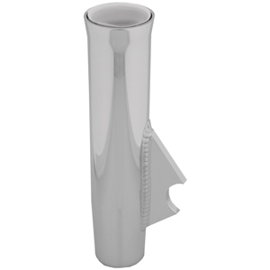 TACO Marine TACO Flared Weld-On Rod Holder 9-3/4"L x 1-3/4"ID - White Liner Polished Finish - 3/8" Coped Blade - F31-2230BXY-4A