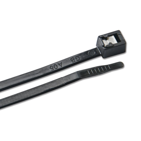 Ancor 11" UV Black Self Cutting Cable Zip Ties - 50-Pack - 199281