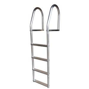 Dock Edge Fixed Eco - Weld Free Aluminum 4-Step Dock Ladder - DE2074F