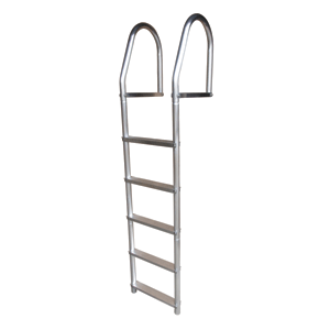 Dock Edge Fixed Eco - Weld Free Aluminum 5-Step Dock Ladder - DE2075F