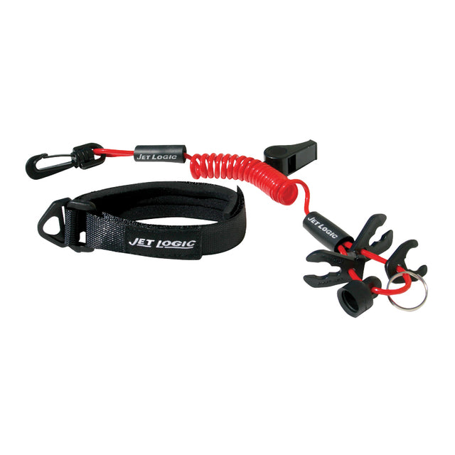Jet Logic Ultimate Lanyard™ PWC Safety Lanyard (Red/Black) - UL-2 - image 1