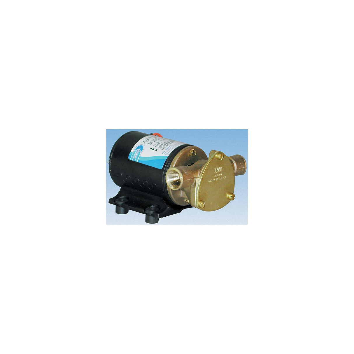 Jabsco 18660-0123 12V Self Priming 6.3 GPM Water Puppy Flexible Nitrile Impeller Pump
