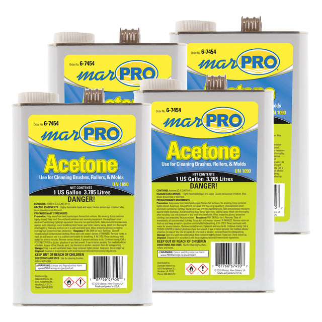 Marpro Acetone (Gallon, Case of 4) - 6-7451 - image 1