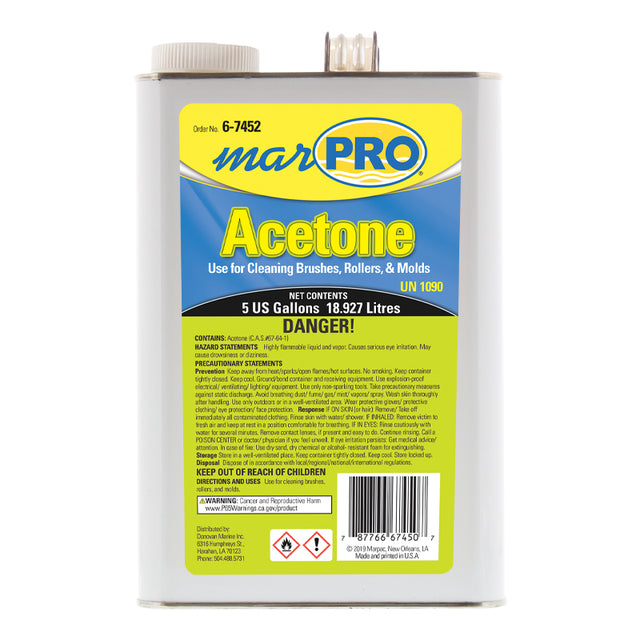Marpro Acetone (5 Gallon) - 6-7452 - image 1