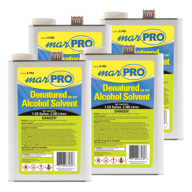 Marpro Denatured Alcohol (Gallon, Case of 4) - 6-7461 - image 1