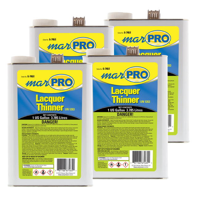 Marpro Lacquer Thinner (Gallon, Case of 4) - 6-7466 - image 1