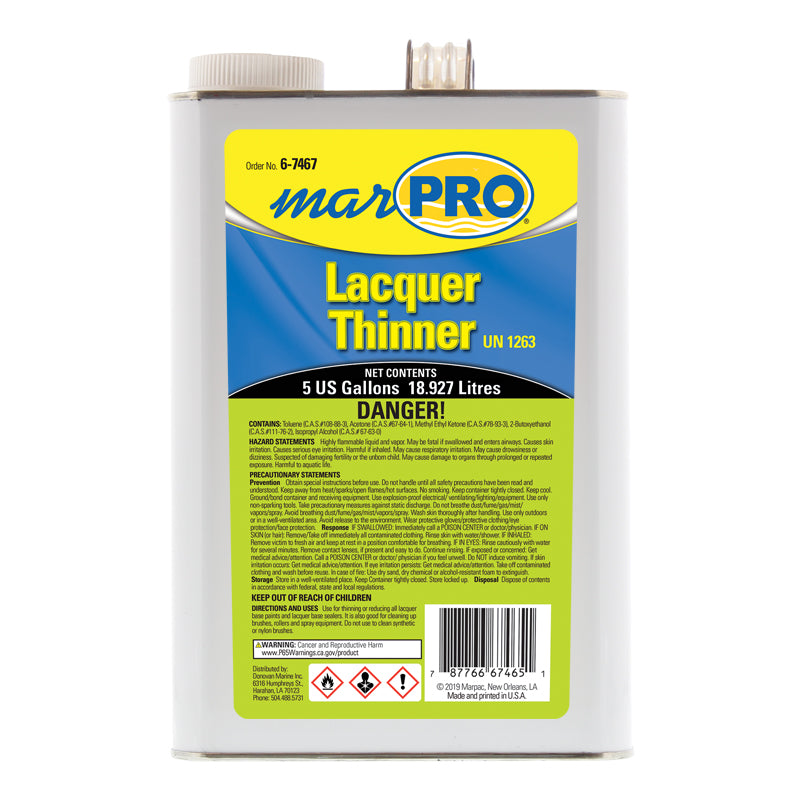 Marpro Lacquer Thinner (5 Gallon) - 6-7467 - image 1