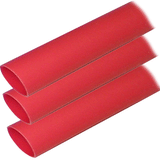 Ancor Adhesive Lined Heat Shrink Tubing (ALT) - 1" x 12" - 3-Pack - Red - 307624