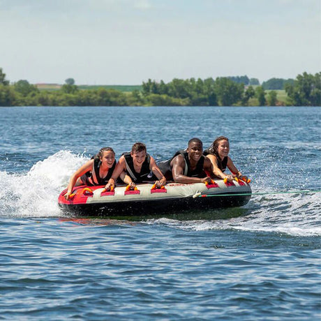 Airhead Wet N’ Wild Flyer Towable Tube (1-4 Rider) - AHFL-1671D - image 2