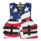 Airhead Stars & Stripes General Boating Life Jacket Vest (Youth) - 30098-03-A-US - image 2