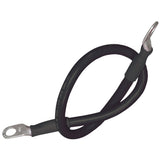 Ancor Battery Cable Assembly, 4 AWG (21mm²) Wire, 5/16" (7.93mm) Stud, Black - 32" (81.2cm) - 189134