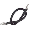 Ancor Battery Cable Assembly, 2 AWG (34mm²) Wire, 5/16" (7.93mm) Stud, Black - 48" (121.9cm) - 189146
