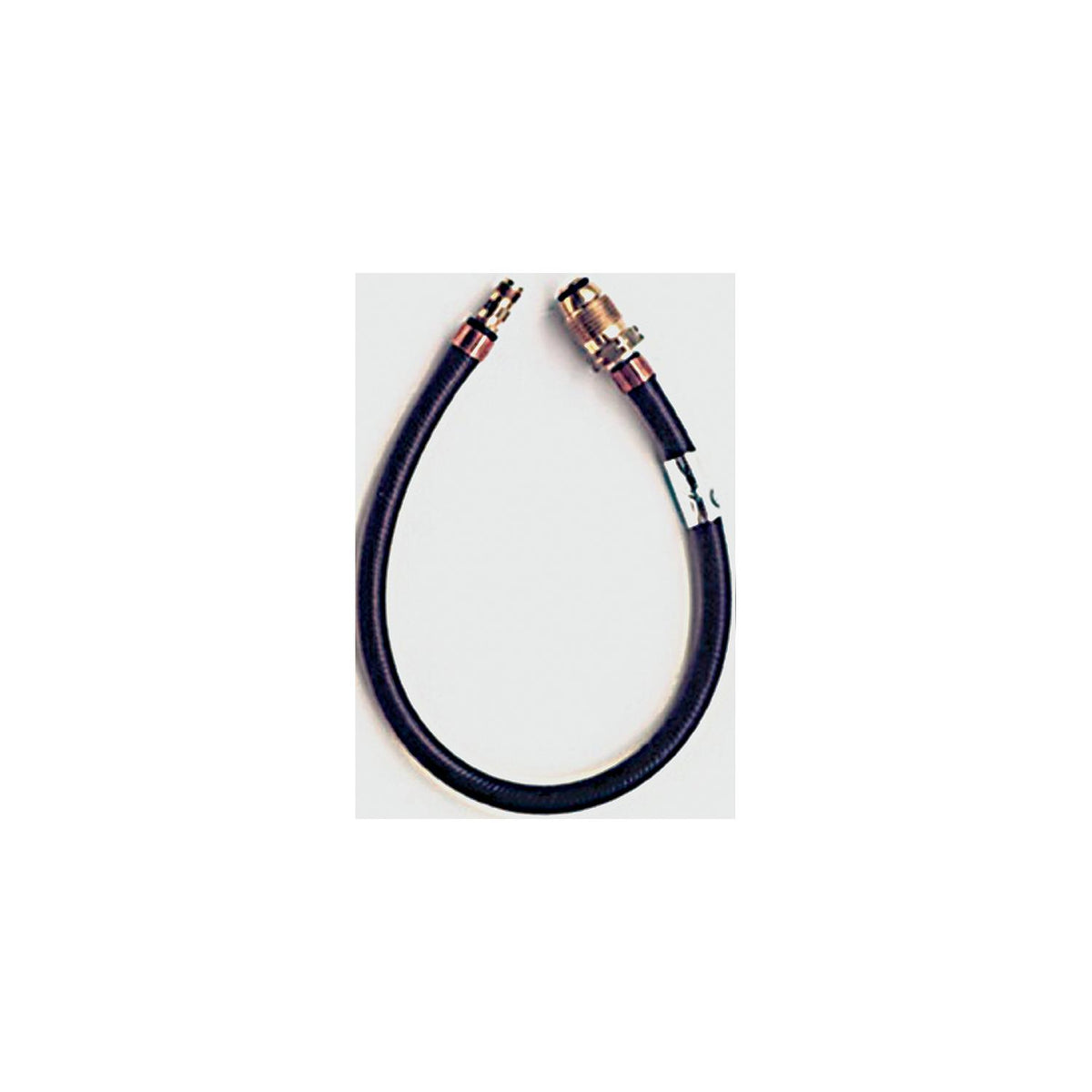 Trident Marine 20" Pigtail Hose Male Fitting x 1/4" Male Inverted Flare Fitting [1014-1401-20] - official Trident Marine product image 2