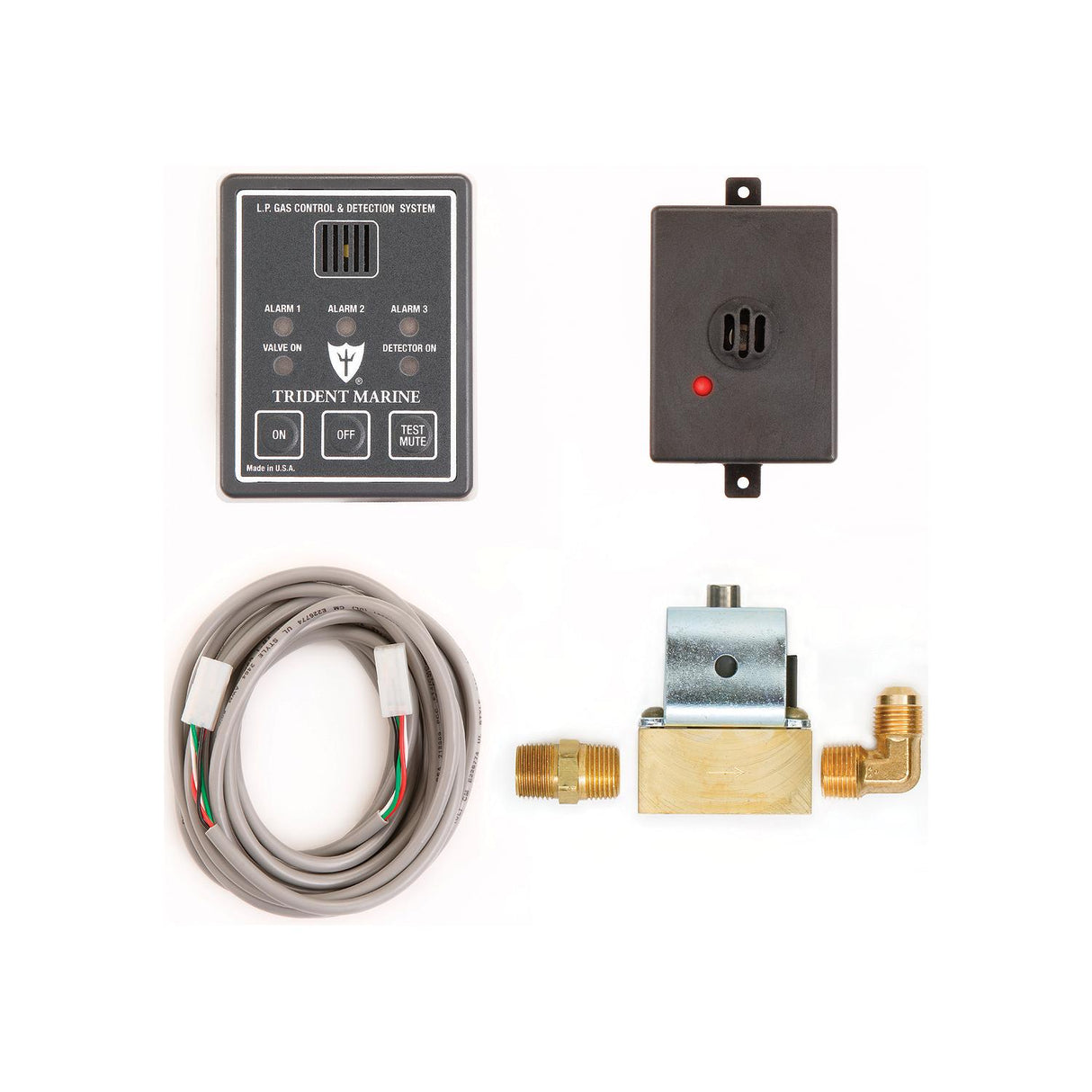 Trident Hose Trident 1300-7761-KIT LPG 12V Control & Detection System with 10' Connect Cable - 1300-7761 KIT