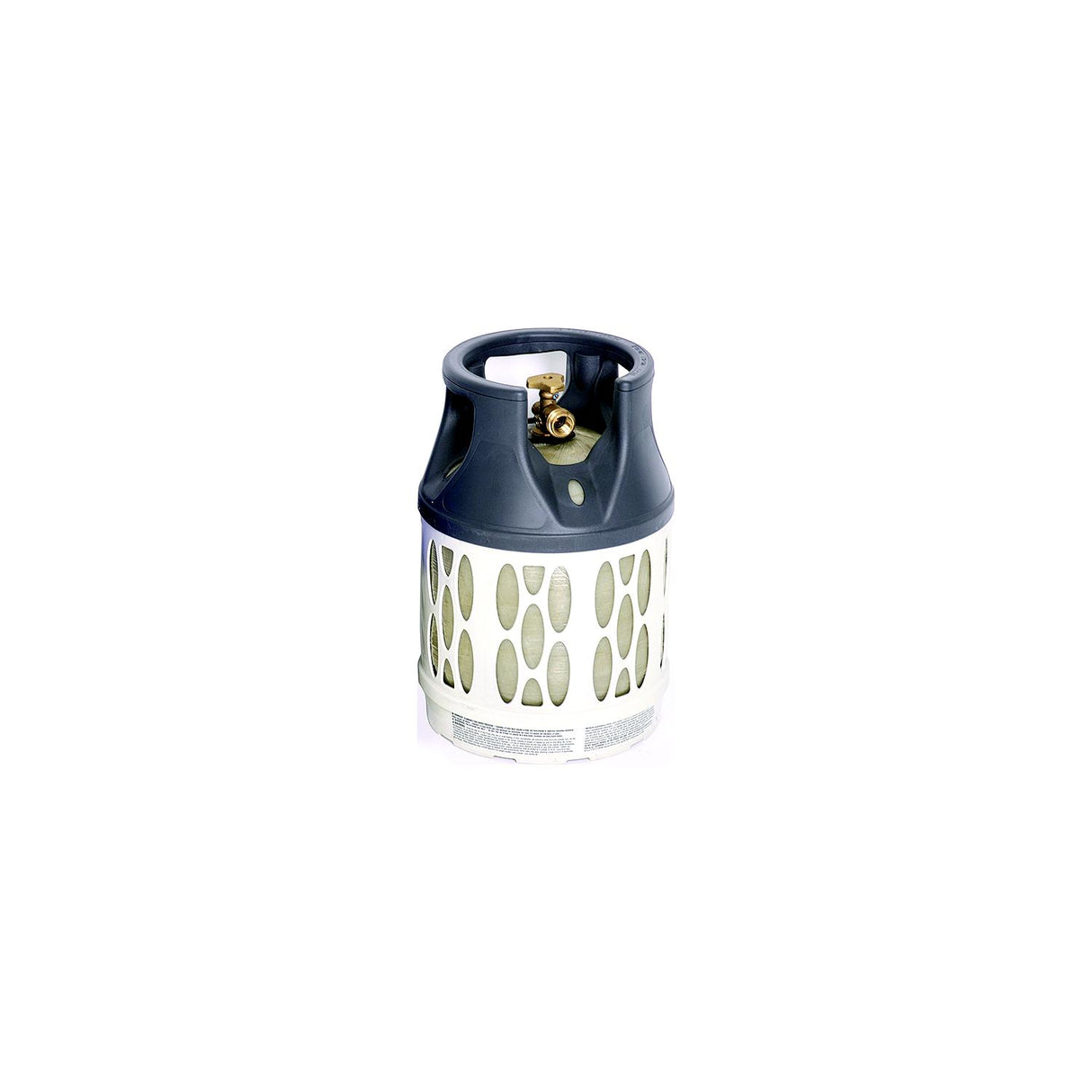 Trident Hose Trident 1420-0017 Marine/RV 17 lb Transparent Composite Propane Cylinder - 1420-0017