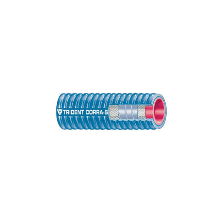 Trident Hose Blue Corrugated Silicone Exhaust Hose, 2" x 12' - 252V2004 - official Trident Marine product image 2