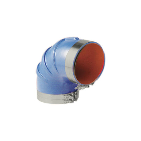 Trident Marine 6" ID 90-Degree Blue Silicone Molded Wet Exhaust Elbow w/4 T-Bolt Clamps [290V6000-S/S] - official Trident Marine product image 4