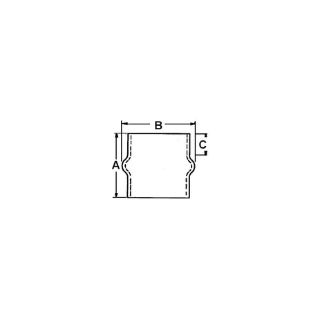 Trident Marine 6" ID Blue Silicone Molded Wet Exhaust Hump w/4 T-Bolt Clamp [270V6000-S/S] - official Trident Marine product image 2