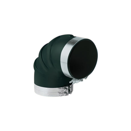 Trident Marine 6" ID 90-Degree EPDM Black Rubber Molded Wet Exhaust Elbow w/4 T-Bolt Clamps [TRL-690-S/S] - official Trident Marine product image 4
