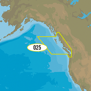 C-MAP 4D NA-D025 - Canada West Including Puget Sound - M-NA-D025-MS