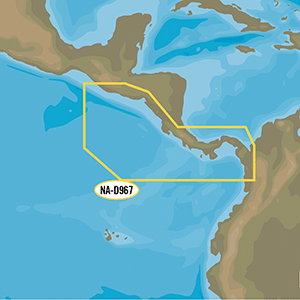 C-MAP 4D NA-D967 - Panama to Guatemala Local - M-NA-D967-MS