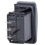 Blue Sea 7933 Contura II Interruptor SPDT Negro - (ON)-OFF-(ON) [7933]
