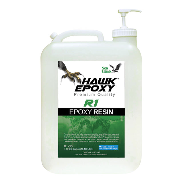Hawk Epoxy Epoxy Resin - R1 (4.35 Gallon) - R1-S3 - image 1